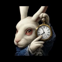 Bunny with Clock